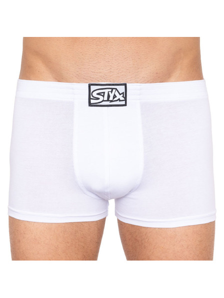 Styx Boxeri bărbați Styx elastic clasic albi