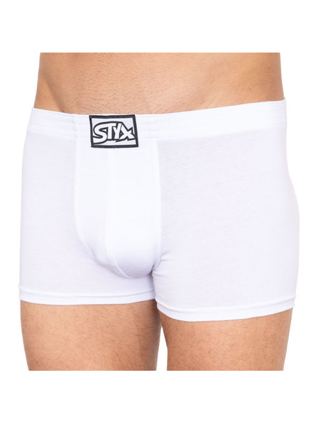 Styx Boxeri bărbați Styx elastic clasic albi