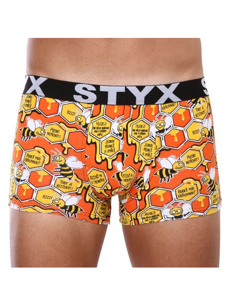 Styx Boxeri bărbați Styx art elastic sportiv albine