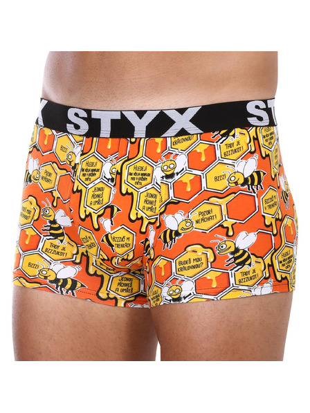 Styx Boxeri bărbați Styx art elastic sportiv albine