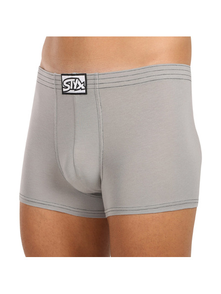 Styx Boxeri bărbătești Styx talie clasică gri deschis