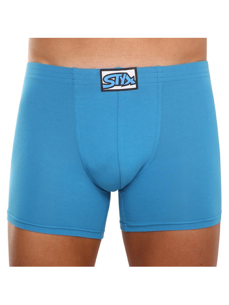 Styx Boxeri lungi bărbătești Styx talie clasică albastru