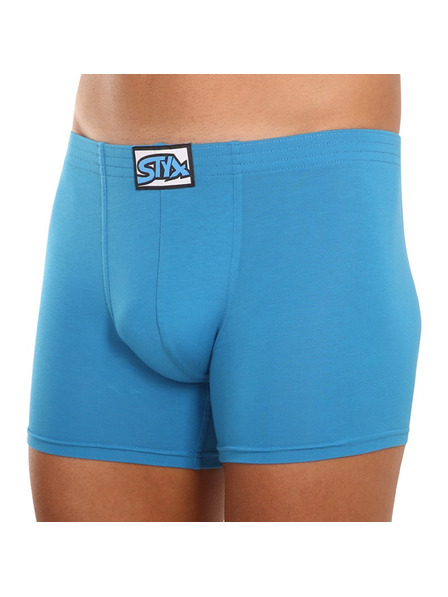 Styx Boxeri lungi bărbătești Styx talie clasică albastru