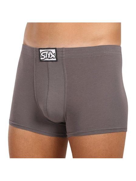 Styx Boxeri bărbătești Styx talie clasică gri închis