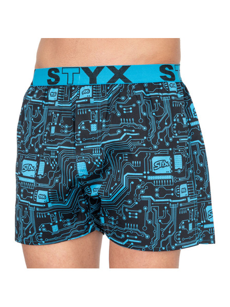 Styx Boxeri bărbătești Styx art bandă elastică sportivă tișțac