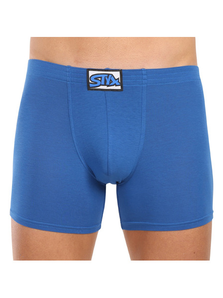 Styx Boxeri lungi bărbătești Styx talie clasică albastru
