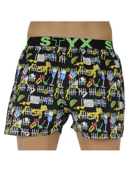 Styx Pantaloni scurți sport pentru bărbați Styx art rubber party