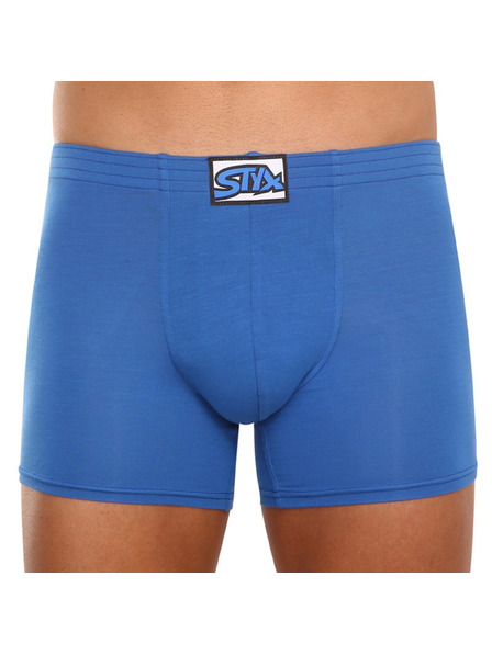Styx Boxeri lungi bărbătești Styx talie clasică albastru