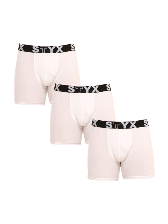 Styx Set de trei - boxeri bărbați Styx lungi sport elastic