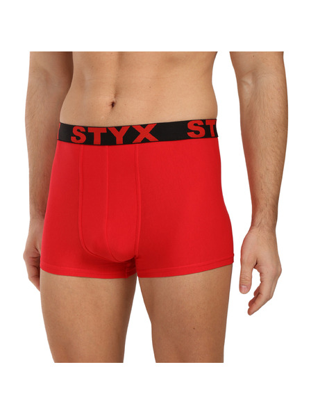 Styx Boxeri bărbătești Styx talie sport roșu