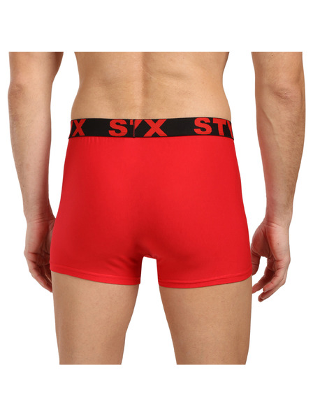 Styx Boxeri bărbătești Styx talie sport roșu