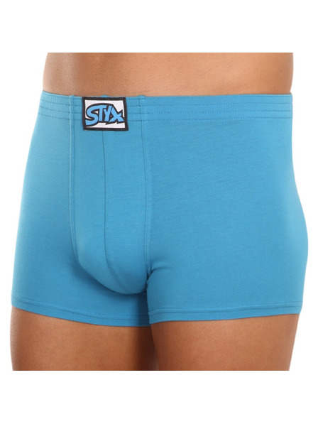 Styx Boxeri bărbați Styx elastic clasic albastri
