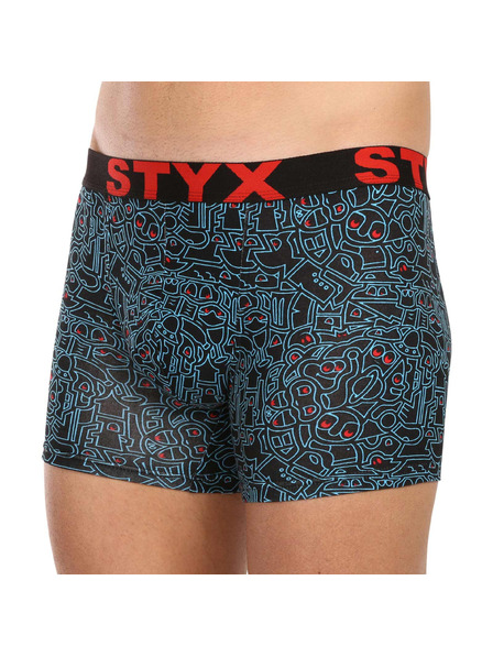 Styx Boxeri bărbați Styx lungi art sports rubber doodle (U1256/2)