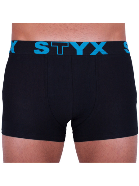 Styx Boxeri bărbați Styx elastic sportiv supramărime negri