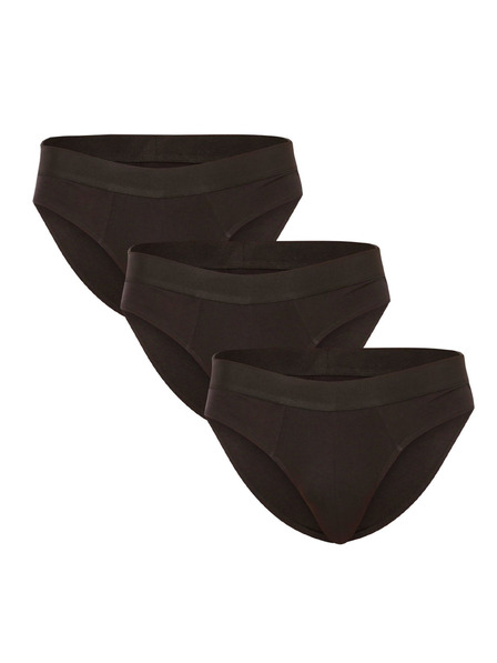 Nedeto Set de trei - Slip-uri bărbătești Nedeto negru