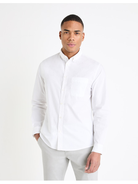 Celio Cămașă albă pentru bărbați Celio Gaopur