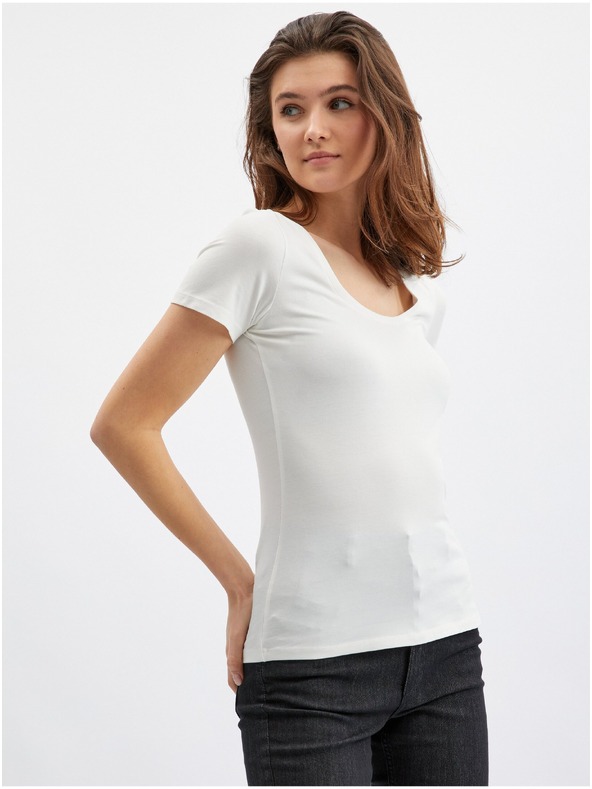 Orsay Tricou basic alb de damă ORSAY