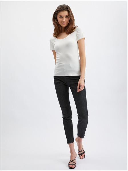 Orsay Tricou basic alb de damă ORSAY