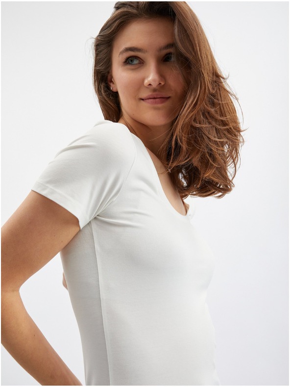 Orsay Tricou basic alb de damă ORSAY