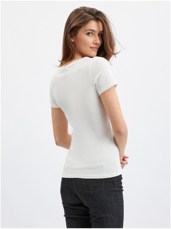 Orsay Tricou basic alb de damă ORSAY