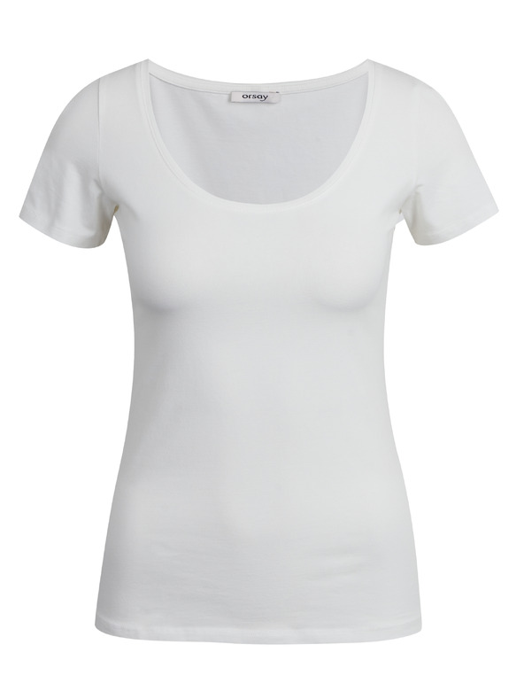 Orsay Tricou basic alb de damă ORSAY