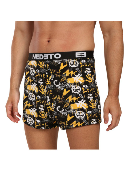 Nedeto Set de patru - boxeri pentru bărbați Nedeto multicolori