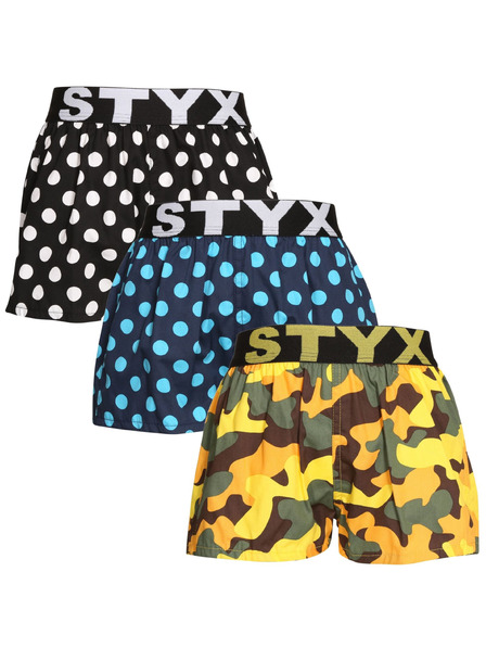 Styx Set de trei - chiloti copii Styx art elastic sport multicolor