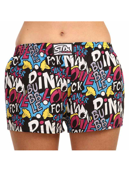 Styx Chiloti femeiți Styx art bandă elastică clasică Pink Bubble