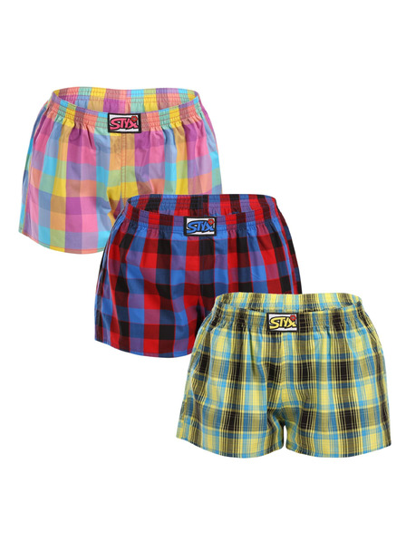 Styx Set trei - chilot dama Styx elastic clasic multicolor