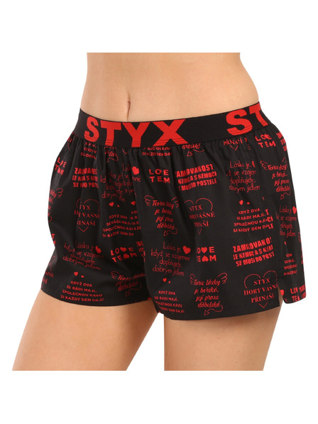 Styx Chiloti femeiți Styx art bandă elastică sportivă Valentin texte