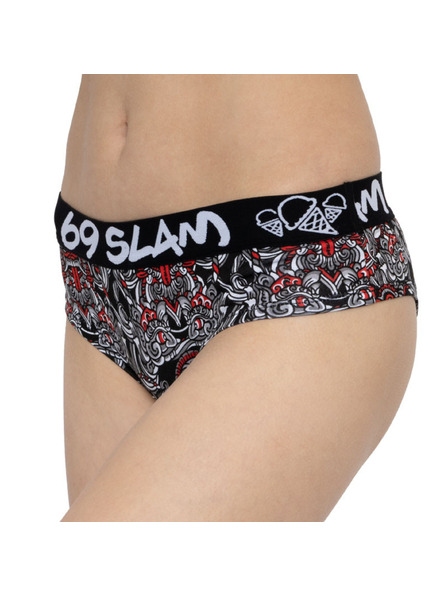 69slam Chiloti damă 69SLAM boxer bambus totem mask