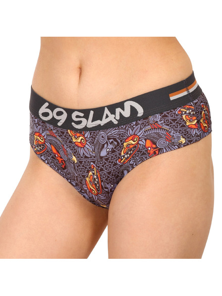 69slam Chiloti pentru femei 69SLAM mayan head luna