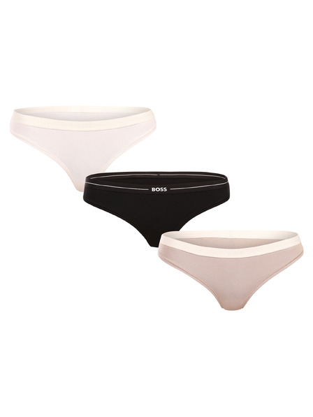 BOSS Set trei - Tanga pentru femei BOSS multicolor