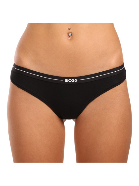BOSS Set trei - Tanga pentru femei BOSS neagră