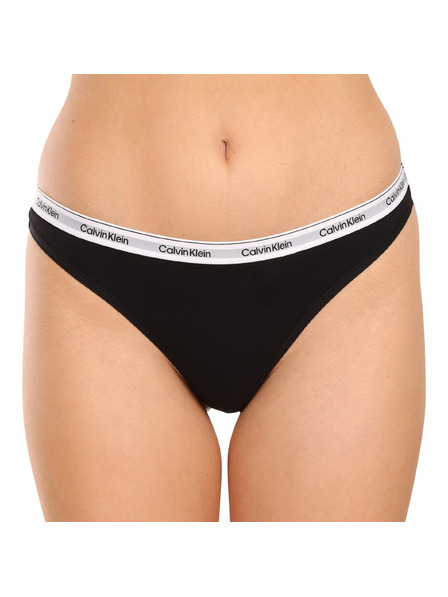 Calvin Klein Set trei - Tanga pentru femei Calvin Klein neagră