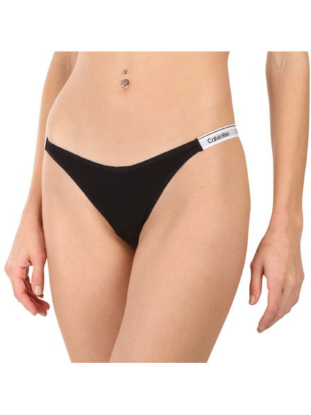 Calvin Klein Tanga pentru femei Calvin Klein neagră