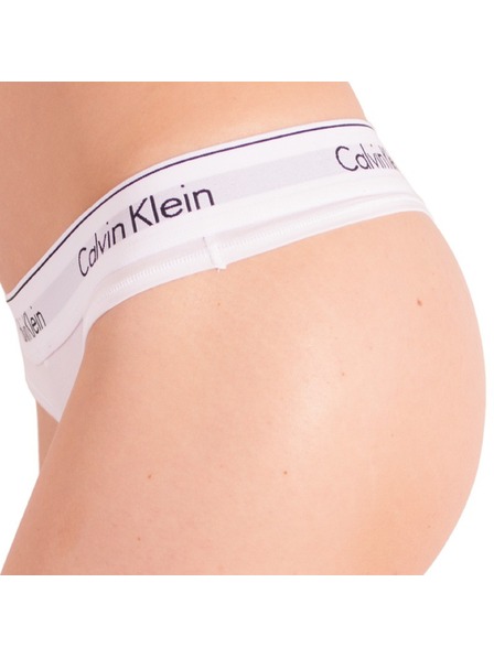 Calvin Klein Tanga albă Calvin Klein pentru femei