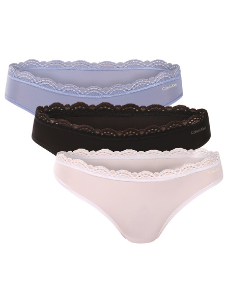Calvin Klein Set trei - Tanga pentru femei Calvin Klein multicolor