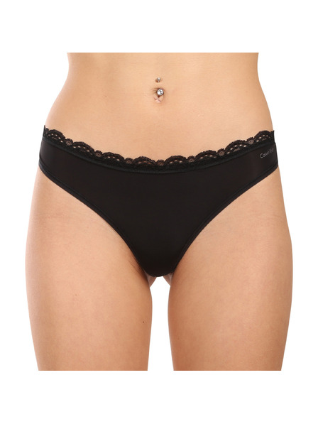 Calvin Klein Set de trei - tanga neagră Calvin Klein pentru femei