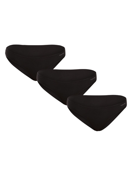 Calvin Klein Set de trei - chiloți negri Calvin Klein pentru femei