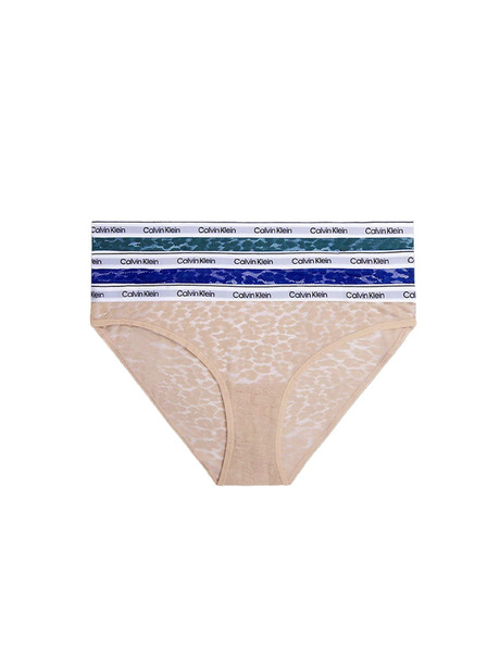 Calvin Klein Set de trei - chiloți supramărimi multicolori Calvin Klein pentru femei