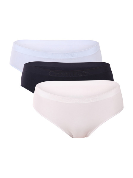 Calvin Klein Set de trei - chiloți fără cusură multicolori Calvin Klein pentru femei