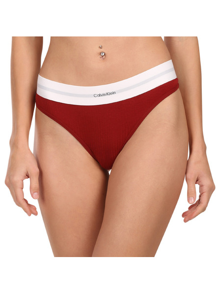 Calvin Klein Tanga roșie Calvin Klein pentru femei