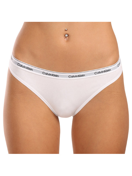 Calvin Klein Set de trei - chiloți albi Calvin Klein pentru femei
