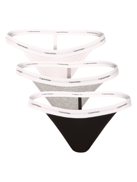 Calvin Klein Set trei - Tanga pentru femei Calvin Klein multicolor