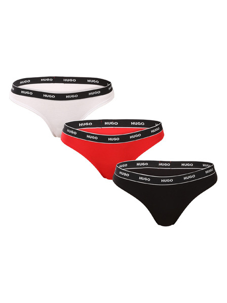 HUGO Set de trei - tanga damă HUGO multicolor