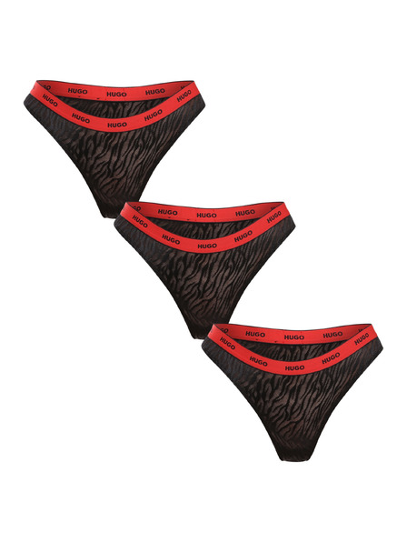 HUGO Set de trei - tanga damă HUGO multicolor