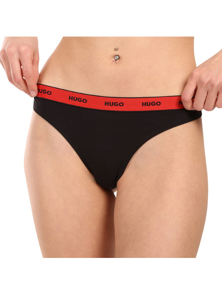 HUGO Set de trei - tanga damă HUGO multicolor