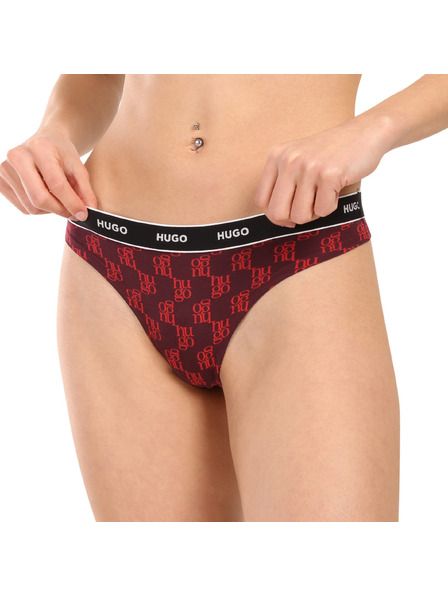 HUGO Set de trei - tanga damă HUGO multicolor