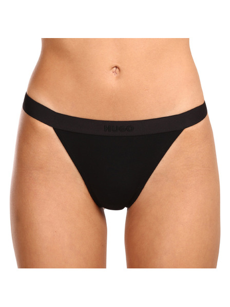 HUGO Set de trei - Tanga damă HUGO negru